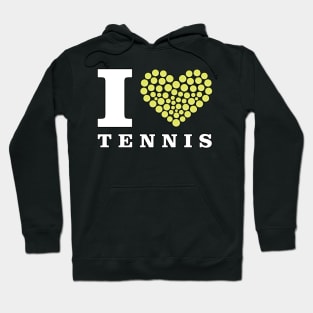 I Love Tennis Hoodie